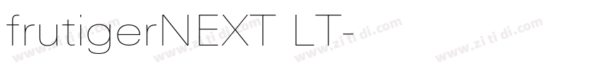 frutigerNEXT LT字体转换